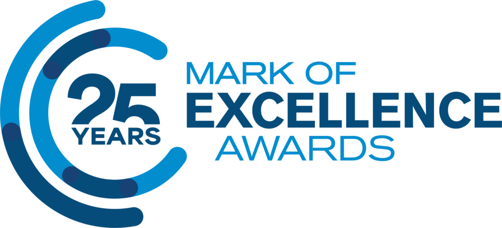 25 Year Mark of Excellence Logo