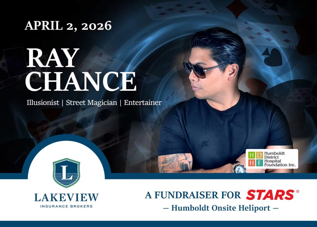 Ray Chance event fundraiser for STARS heliport in Humboldt hosted by Lakeview Insurance